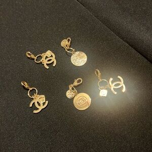 5- 100% Authentic Chanel charms